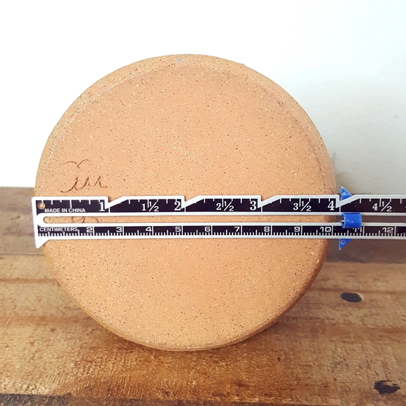 Vintage 90's Handmade Studio Pottery Vase Boho Southwest Desert Scene - Picture 7 of 7